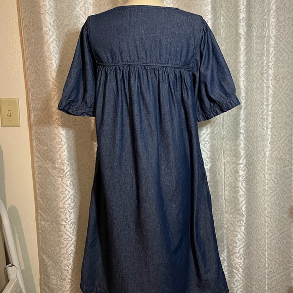 National denim Muumuu dress - Picture 2 of 3